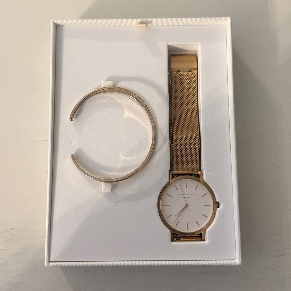 Rosefield Watch + bracelet